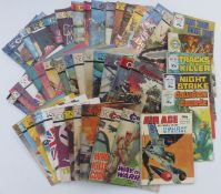A small collection of Commando and similar magazines