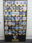 Bob Dylan - A framed presentation (approximately 80 x 150) to Mojo competition winner featuring 43