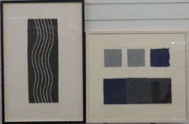 Brian O'Casey two signed limited edition prints, one 'River' 6/20, 76 x 51cm overall the other