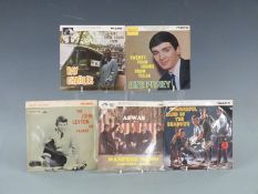 Thirty-two EPs from the 1960s in a case