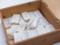 A large collection of Ogden's cigarette cards in individually wrapped sets with catalogue notes,