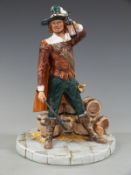 Royal Doulton limited edition figure 211/350 of Guy Fawkes with certificate of authenticity in