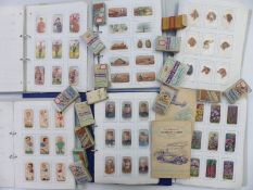 Six albums of cigarette cards, mostly Wills's / Players but includes Churchman, Ainstee, CWS,