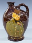 Royal Doulton Kingsware Micawber whisky jug, 19cm tall