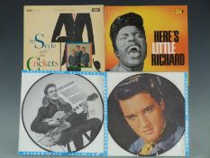 Approximately 30 mostly rock 'n' roll and early 60s including Elvis, Cliff, Shadows (with