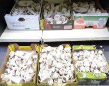 Large collection of crested china including Goss, Shelley dog in kennel, aeroplanes, ships etc