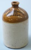 1954 Stroud Brewery stone flagon, H25cm