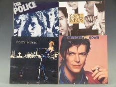 Approximately 40 LPs including David Bowie, Roxy Music, The Police, Simple Minds etc