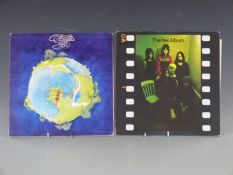 Yes- The Yes Album (2400101) and Fragile (2401019) both red/plum,. A1/B1 records Ex, covers VG