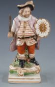 Wood and Caldwell figure of Falstaff, H23cm