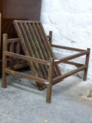 Wrought iron style fire grate, width 55cm