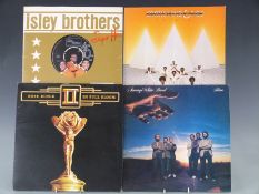 Approximately 50 LPs, mostly Funk / Disco / Soul