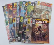 Seventeen Curtis The Savage Sword of Conan comics.