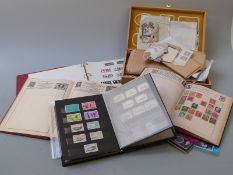 GB and other all world albums, loose stamps and a stockbook of mint Jersey, gutter pairs etc