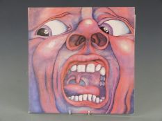 King Crimson - In the Court of the Crimson King (ILPS 9111). Pink i, record and cover appear Ex with