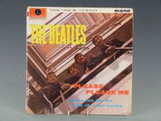 The Beatles - Please Please Me (PMC1202) black and gold label, Dick James credits. Record appears at