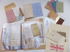 An album of ephemera pertaining to the Rosser family of Cardiff, specifically captain /