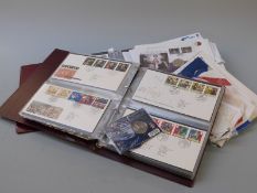 Two albums of GB first day covers and a quantity of mint GB stamps