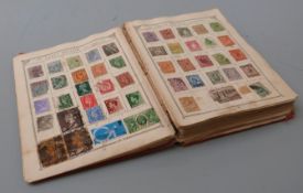 The Lincoln stamp album including Netherlands, Hungary, Cape of Good Hope, New South Wales, USA etc,