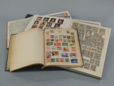 Four albums of thematic, Commonwealth and foreign stamps