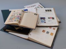 Nine albums of all-world stamps and covers