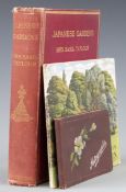 Japanese Gardens by Mrs. Basil Taylour with pictures in colour by Walter Tyndale, plates mounted