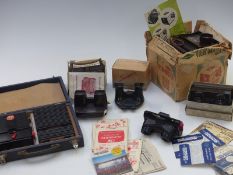 A quantity of Sawyer's View-Master viewers and discs including boxed viewers and projector,
