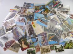 Collection of postcards mainly UK and Europe topographical cabinet portraits including Worcester/