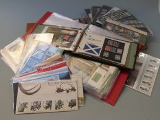 A quantity of GB presentation packs, loose and in two albums