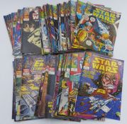 Sixty-two Marvel Star Wars comics comprising issues 4,7-12, 16-19, 21-23, 25-44, 46-52, 63, 99, 120,