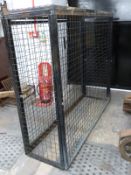 Gas bottle cage to suit four 47kg bottles