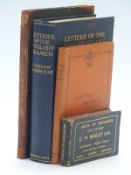 Maritime/nautical books including Letters of The English Seaman 1587-1808, bound 1905 Nautical