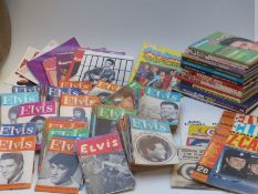 Approximately 140 issues of Elvis Monthly magazines from the 4th to the 16th year with a selection