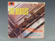 The Beatles - Please Please Me (PMC1202) Black and Gold label with Dick James credits.  record