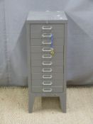 Star 10 drawer metal fling drawer unit or cabinet, W29 x D42 x H72cm