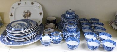 Copeland Spode Italian pattern tea ware and other blue and white ceramics, approximately 45 pieces