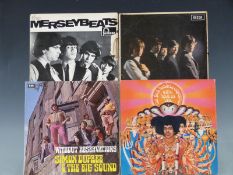 Approximately 40 albums from the 1960's including Cliff, The Beatles and Jimi Hendrix .