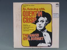 Quentin Crisp - An Evening with Quentin Crisp (S2L 5188) signed on front 'To Susanah from Quentin