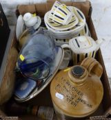 Retro T G Green dinner and tea ware, Doulton Lambeth sanitary fountain, F C Belcher, Gloucester,