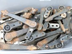 A quantity of late 19th / early 20thC stair carpet grips