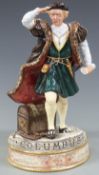 Royal Doulton limited edition figure 862/1492 Christopher Columbus with certificate of authenticity