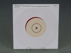 Iron Maiden - The Number of the Beast (EMI5287) red vinyl white label 7 inch single