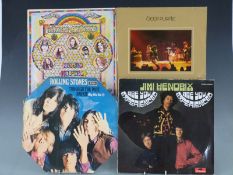 Approximately 120 LPs mostly 1970s Rock including The Who, Deep Purple, The Rolling Stones, Jimi