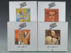 Jazz - twelve Time Life box sets and associated LPs