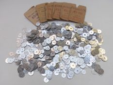 A large quantity of national transport tokens and token bags, 1960's onwards