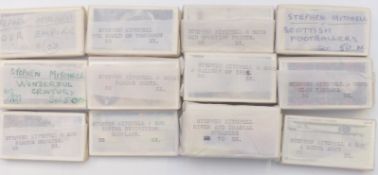 Stephen Mitchell and Sons cigarette cards, 12 individually wrapped sets with catalogue notes,