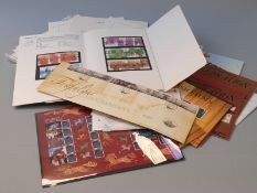 Album sheets and mint stamps to form The Queen Elizabeth II pre decimal stamp collection together
