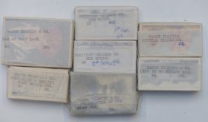 Major Drapkin and Co cigarette cards, five individually wrapped sets with catalogue notes,