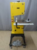 Perform 170mm bandsaw on wheeled stand, with instructions and spare blades