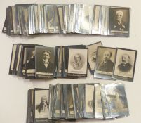 Ogdens Guinea Gold set of cigarette cards, numbers 1-200, includes Royalty, actors, ships etc